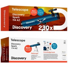 Телескоп Discovery Spark 114 AZ с книгой модель 78736 от Discovery