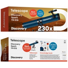 Телескоп Discovery Spark 114 EQ с книгой модель 78738 от Discovery