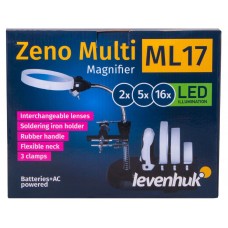 Мультилупа Levenhuk Zeno Multi ML17, черная модель 72608 от Levenhuk