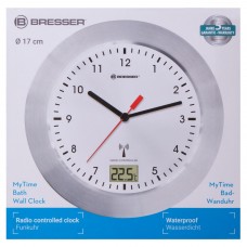 Часы настенные Bresser MyTime Bath, водонепроницаемые, белые модель 73786 от Bresser