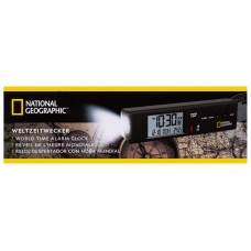 Часы Bresser National Geographic World Time с термометром и фонариком модель 74619 от Bresser