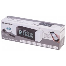 Радио с будильником и термометром Bresser MyTime Sunrise Bluetooth, черное модель 74663 от Bresser