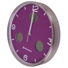 Часы настенные Bresser MyTime io NX Thermo/Hygro, 30 см, фиолетовые модель 76464 от Bresser