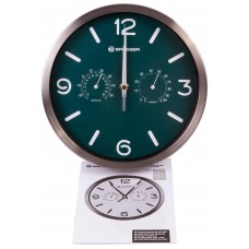 Часы настенные Bresser MyTime ND DCF Thermo/Hygro, 25 см, бирюзовые модель 77158 от Bresser