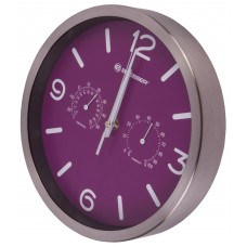 Часы настенные Bresser MyTime ND DCF Thermo/Hygro, 25 см, фиолетовые модель 76445 от Bresser