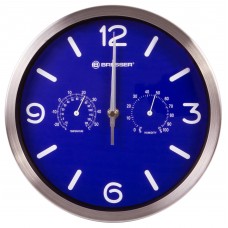 Часы настенные Bresser MyTime ND DCF Thermo/Hygro, 25 см, синие модель 76446 от Bresser