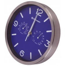 Часы настенные Bresser MyTime ND DCF Thermo/Hygro, 25 см, синие модель 76446 от Bresser