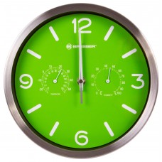 Часы настенные Bresser MyTime ND DCF Thermo/Hygro, 25 см, зеленые модель 76439 от Bresser
