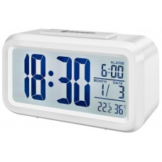 Часы настольные Bresser MyTime Duo LCD, белые модель 74602 от Bresser