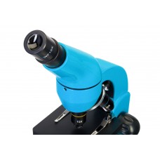 Микроскоп Levenhuk Rainbow 50L Azure/Лазурь представитель Levenhuk в России Микроскоп Levenhuk Rainbow 50L Azure/Лазурь модель 69048 от Levenhuk
