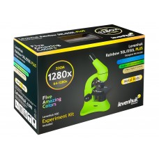 Микроскоп Levenhuk Rainbow 50L PLUS Lime/Лайм представитель Levenhuk в России Микроскоп Levenhuk Rainbow 50L PLUS Lime/Лайм модель 69054 от Levenhuk