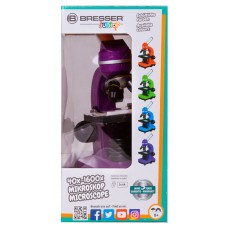 Микроскоп Bresser Junior Biolux SEL 40–1600x, фиолетовый представитель Bresser в России Микроскоп Bresser Junior Biolux SEL 40–1600x, фиолетовый модель 74321 от Bresser