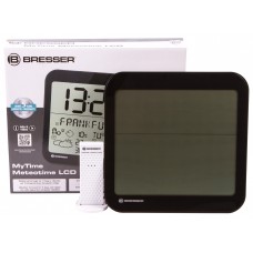 Часы настенные Bresser MyTime Meteotime LCD, черные модель 74648 от Bresser