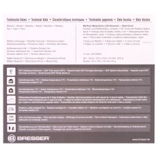 Часы настенные Bresser MyTime Meteotime LCD, черные модель 74648 от Bresser