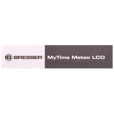 Часы настенные Bresser MyTime Meteotime LCD, черные модель 74648 от Bresser
