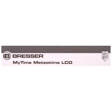 Часы настенные Bresser MyTime Meteotime LCD, черные модель 74648 от Bresser