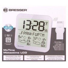 Часы настенные Bresser MyTime Meteotime LCD, серебристые представитель Bresser в России Часы настенные Bresser MyTime Meteotime LCD, серебристые модель 74650 от Bresser