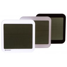 Часы настенные Bresser MyTime Meteotime LCD, серебристые представитель Bresser в России Часы настенные Bresser MyTime Meteotime LCD, серебристые модель 74650 от Bresser