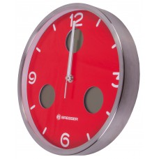 Часы настенные Bresser MyTime io NX Thermo/Hygro, 30 см, красные модель 76462 от Bresser
