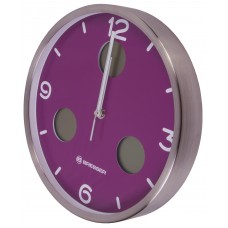 Часы настенные Bresser MyTime io NX Thermo/Hygro, 30 см, фиолетовые представитель Bresser в России Часы настенные Bresser MyTime io NX Thermo/Hygro, 30 см, фиолетовые модель 76464 от Bresser