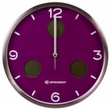 Часы настенные Bresser MyTime io NX Thermo/Hygro, 30 см, фиолетовые представитель Bresser в России Часы настенные Bresser MyTime io NX Thermo/Hygro, 30 см, фиолетовые модель 76464 от Bresser
