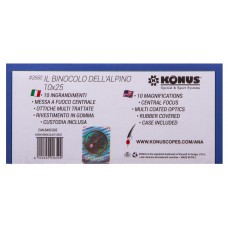 Бинокль Konus Alpino 10x25 модель 76564 от Konus