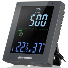 Гигрометр Bresser Air Quality Smile с датчиком CO2, белый