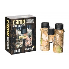 Бинокль Levenhuk Camo Pine 10x42 с сеткой представитель Levenhuk в России Бинокль Levenhuk Camo Pine 10x42 с сеткой модель 81926 от Levenhuk