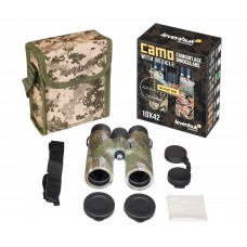 Бинокль Levenhuk Camo Grass 10x42 с сеткой представитель Levenhuk в России Бинокль Levenhuk Camo Grass 10x42 с сеткой модель 81929 от Levenhuk