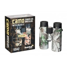Бинокль Levenhuk Camo Moss 10x42 с сеткой модель 81930 от Levenhuk
