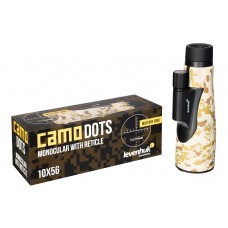Монокуляр Levenhuk Camo Dots 10x56 с сеткой представитель Levenhuk в России Монокуляр Levenhuk Camo Dots 10x56 с сеткой модель 81946 от Levenhuk