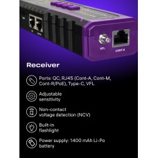 Многофункциональный кабельный тестер Ermenrich NetGeeks NP45 модель 84554 от Ermenrich