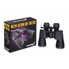 Бинокль Levenhuk New Atom 10–30x50 представитель Levenhuk в России Бинокль Levenhuk New Atom 10–30x50 модель 84622 от Levenhuk