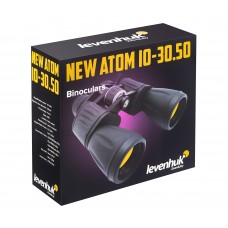 Бинокль Levenhuk New Atom 10–30x50 представитель Levenhuk в России Бинокль Levenhuk New Atom 10–30x50 модель 84622 от Levenhuk