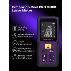 Лазерная рулетка Ermenrich Reel GM60 модель 84645 от Ermenrich