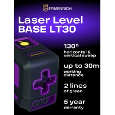 Лазерный уровень Ermenrich BASE LT30 Лазерный уровень Ermenrich BASE LT30 модель 84690 от Ermenrich