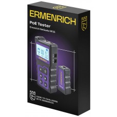 Кабельный PoE-тестер Ermenrich NetGeeks NP25 модель 85299 от Ermenrich