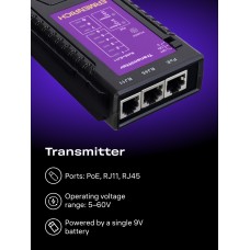 Кабельный тестер Ermenrich NetGeeks NP10 модель 85300 от Ermenrich