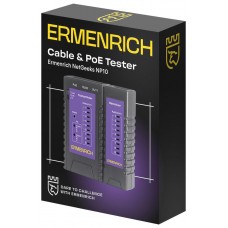 Кабельный тестер Ermenrich NetGeeks NP10 модель 85300 от Ermenrich