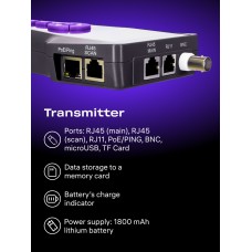 Измеритель длины кабеля Ermenrich NetGeeks NL80 Измеритель длины кабеля Ermenrich NetGeeks NL80 модель 85673 от Ermenrich