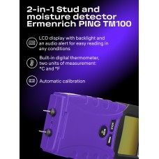 Детектор проводки и датчик влажности («2 в 1») Ermenrich Ping TM100 модель 85681 от Ermenrich