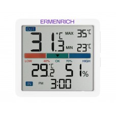 Термогигрометр Ermenrich Report WR10 Термогигрометр Ermenrich Report WR10 модель 86032 от Ermenrich