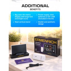 Метеостанция Ermenrich Report WR40 Метеостанция Ermenrich Report WR40 модель 86035 от Ermenrich