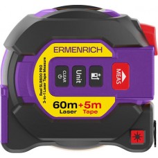 Рулетка с лазерным дальномером («3 в 1») Ermenrich Reel SLR600 PRO модель 86175 от Ermenrich