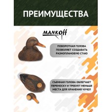 Чучело Кряква Утка + Селезень Mankoff модель 10105 от Mankoff