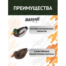 Чучело Кряква Утка + Селезень Mankoff модель 10105 от Mankoff