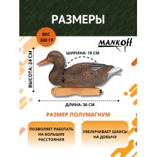 Чучело Кряква Утка + Селезень Mankoff модель 10105 от Mankoff