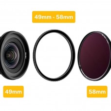 Повышающее латунное кольцо NiSi BRASS Adapter Ring 49-58mm модель N11268 от NiSi