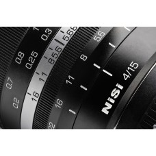 Объектив NiSi 15 mm f4 FF Aspherical для камер с байонетом Fuji X mount модель N15074 от NiSi