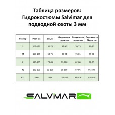 Гидрокостюм Salvimar KRYPTONITE 3 мм, S